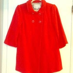 Orange Banana Republic coat